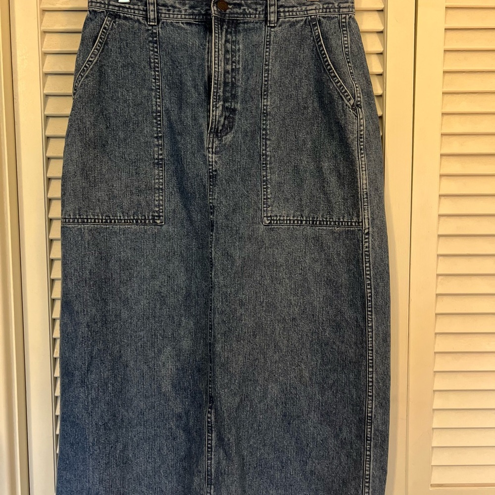 Cabela's Blue Denim Skirt